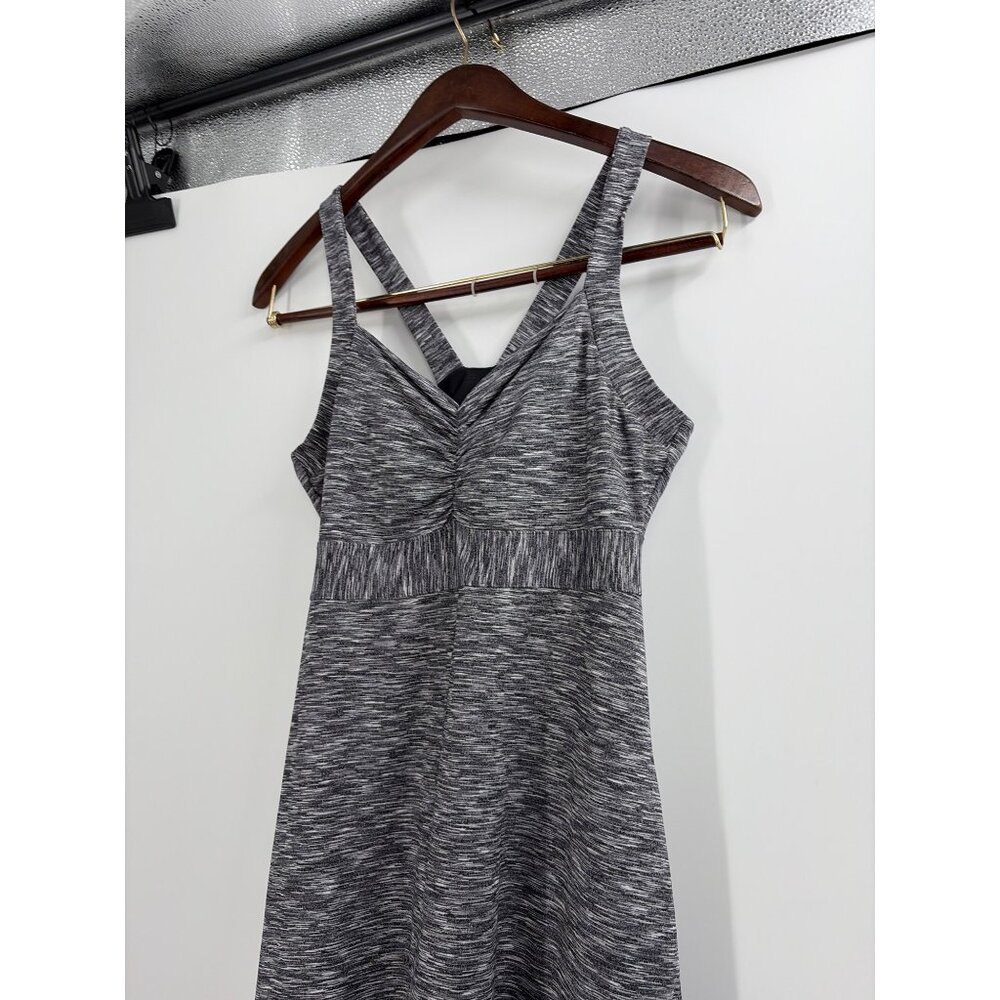 PrAna Womens Small Dress Heathered Gray Strappy Back Built-In Bra Activewear - Picture 5 of 8